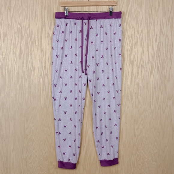 Disney Character Cozy Purple Minnie Mouse Pajama Set - Picture 9 of 16